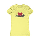 I Love the Patriarchy - Ladies Soft Cotton Cap Sleeve T-Shirt