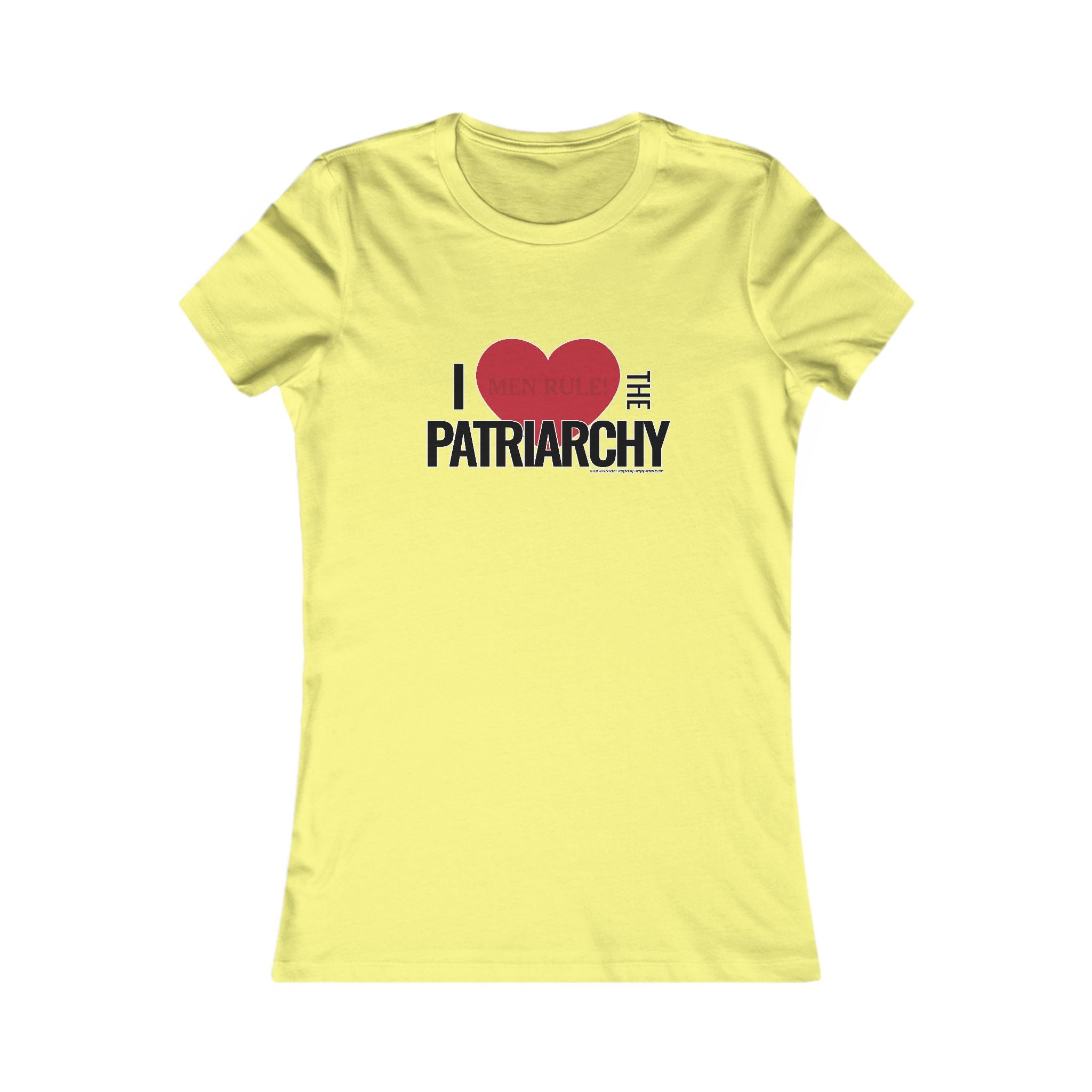 I Love the Patriarchy - Ladies Soft Cotton Cap Sleeve T-Shirt