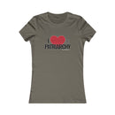 I Love the Patriarchy - Ladies Soft Cotton Cap Sleeve T-Shirt