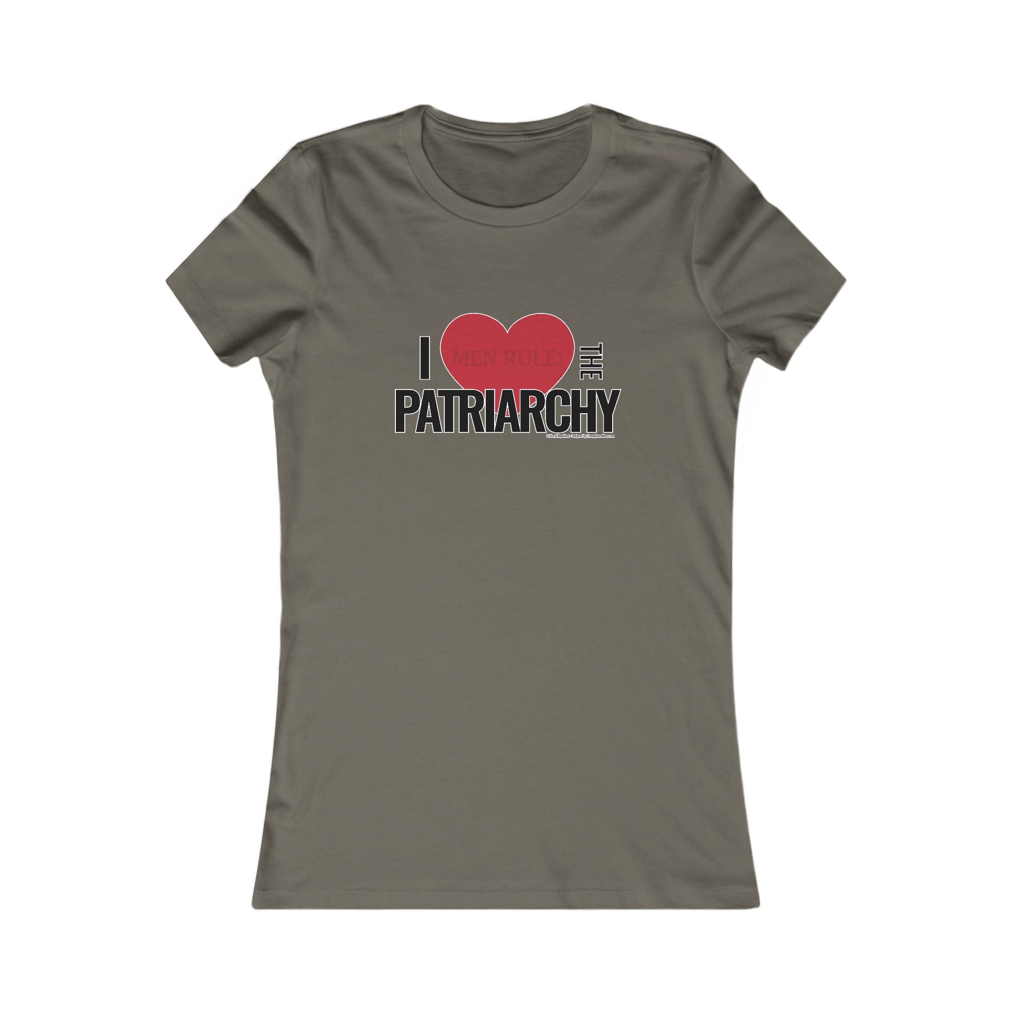 I Love the Patriarchy - Ladies Soft Cotton Cap Sleeve T-Shirt