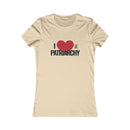 I Love the Patriarchy - Ladies Soft Cotton Cap Sleeve T-Shirt