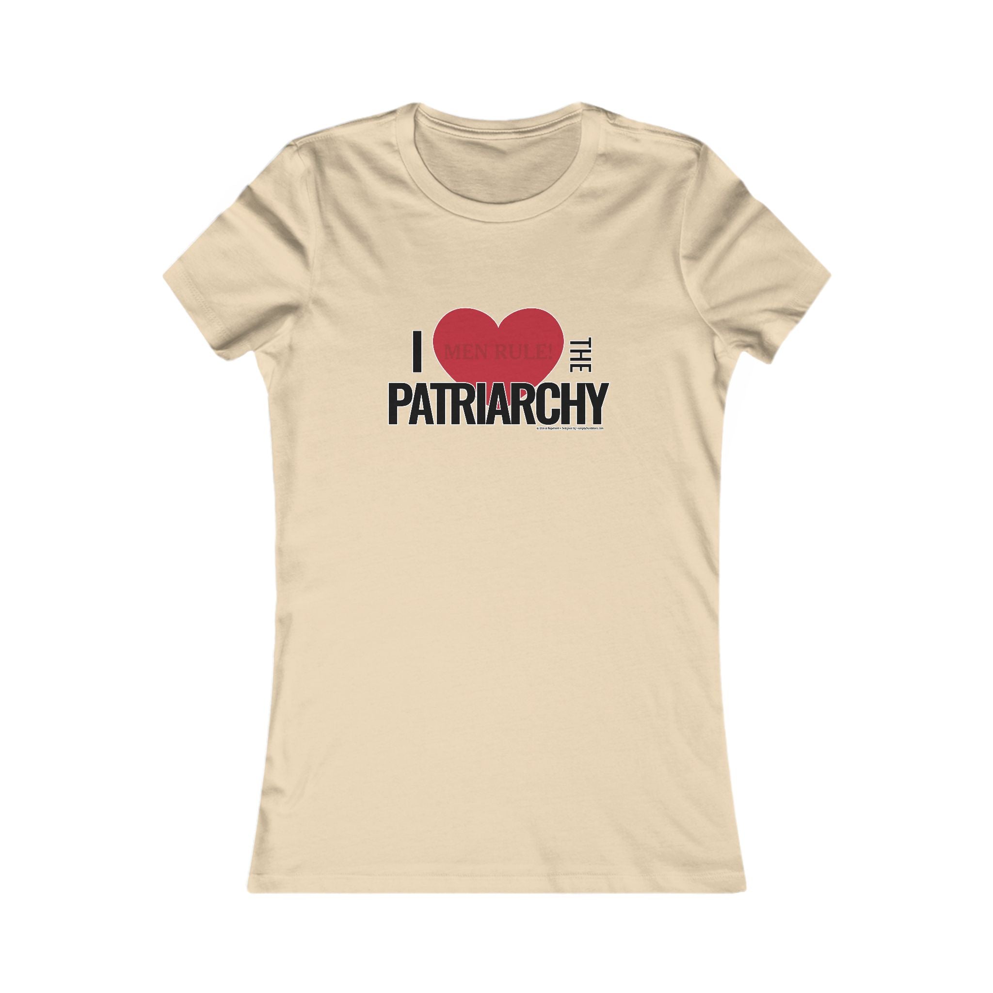 I Love the Patriarchy - Ladies Soft Cotton Cap Sleeve T-Shirt