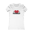 I Love the Patriarchy - Ladies Soft Cotton Cap Sleeve T-Shirt