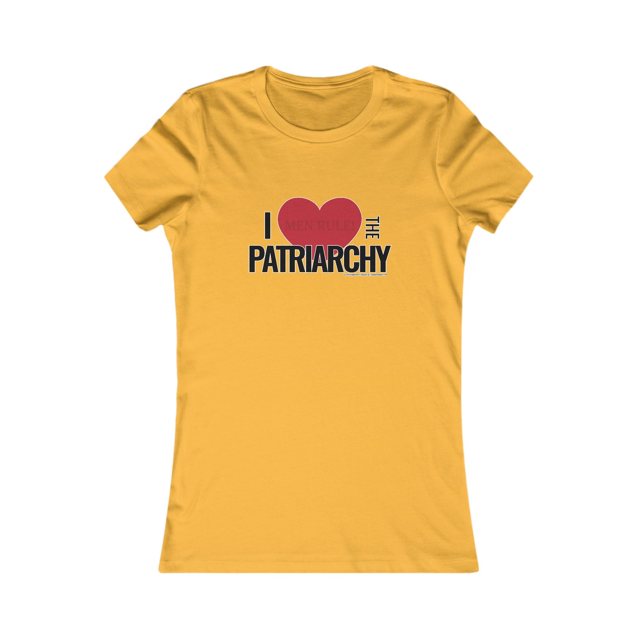 I Love the Patriarchy - Ladies Soft Cotton Cap Sleeve T-Shirt