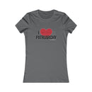 I Love the Patriarchy - Ladies Soft Cotton Cap Sleeve T-Shirt