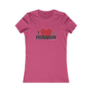 I Love the Patriarchy - Ladies Soft Cotton Cap Sleeve T-Shirt