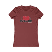 I Love the Patriarchy - Ladies Soft Cotton Cap Sleeve T-Shirt