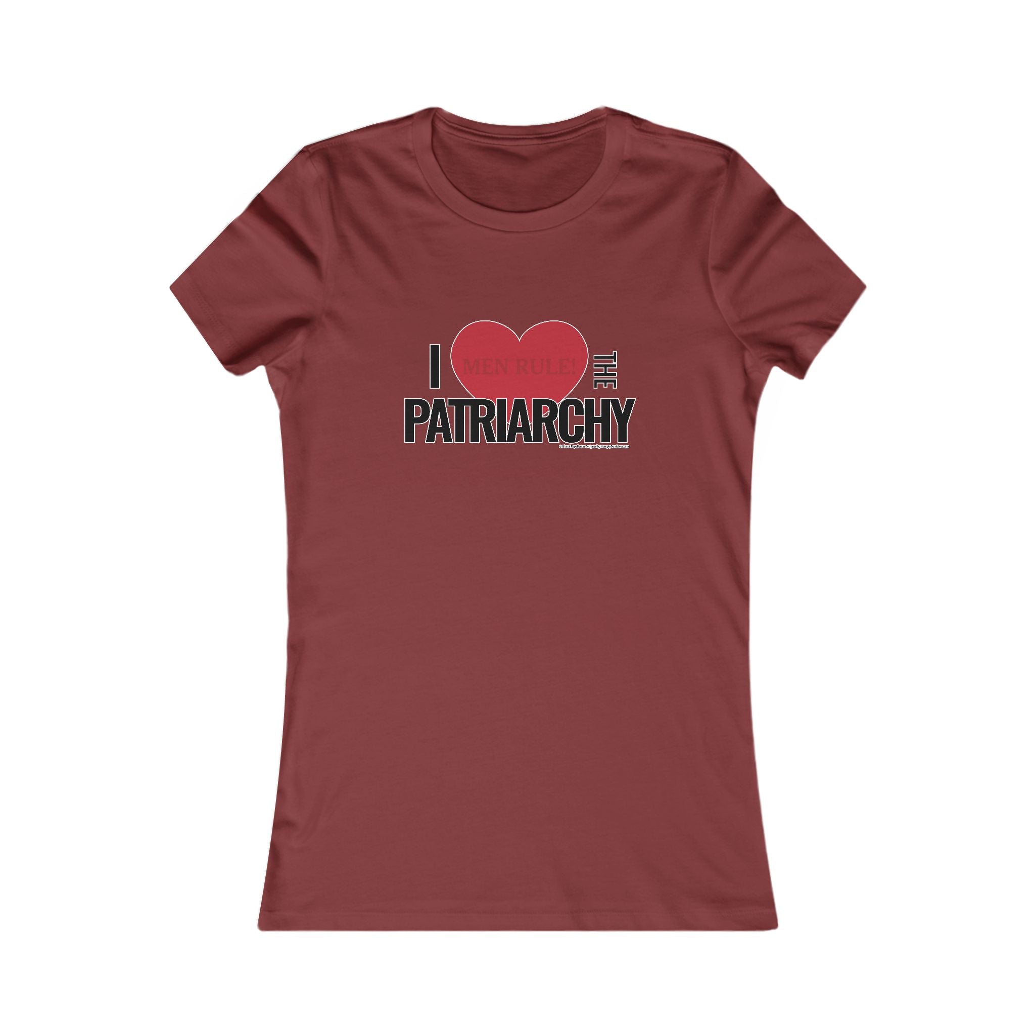 I Love the Patriarchy - Ladies Soft Cotton Cap Sleeve T-Shirt