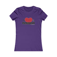 I Love the Patriarchy - Ladies Soft Cotton Cap Sleeve T-Shirt