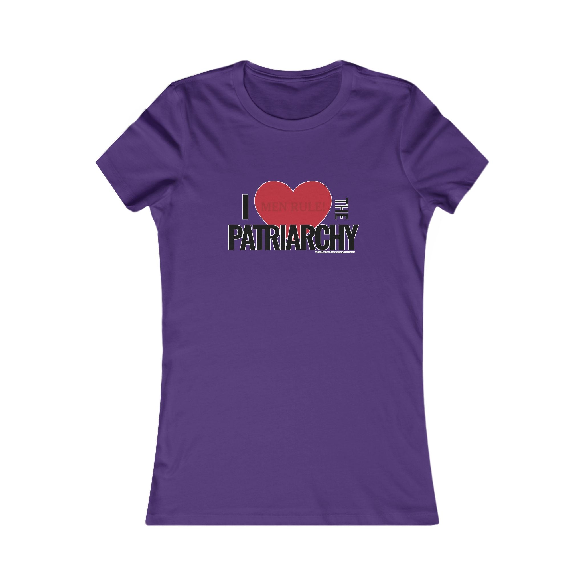 I Love the Patriarchy - Ladies Soft Cotton Cap Sleeve T-Shirt