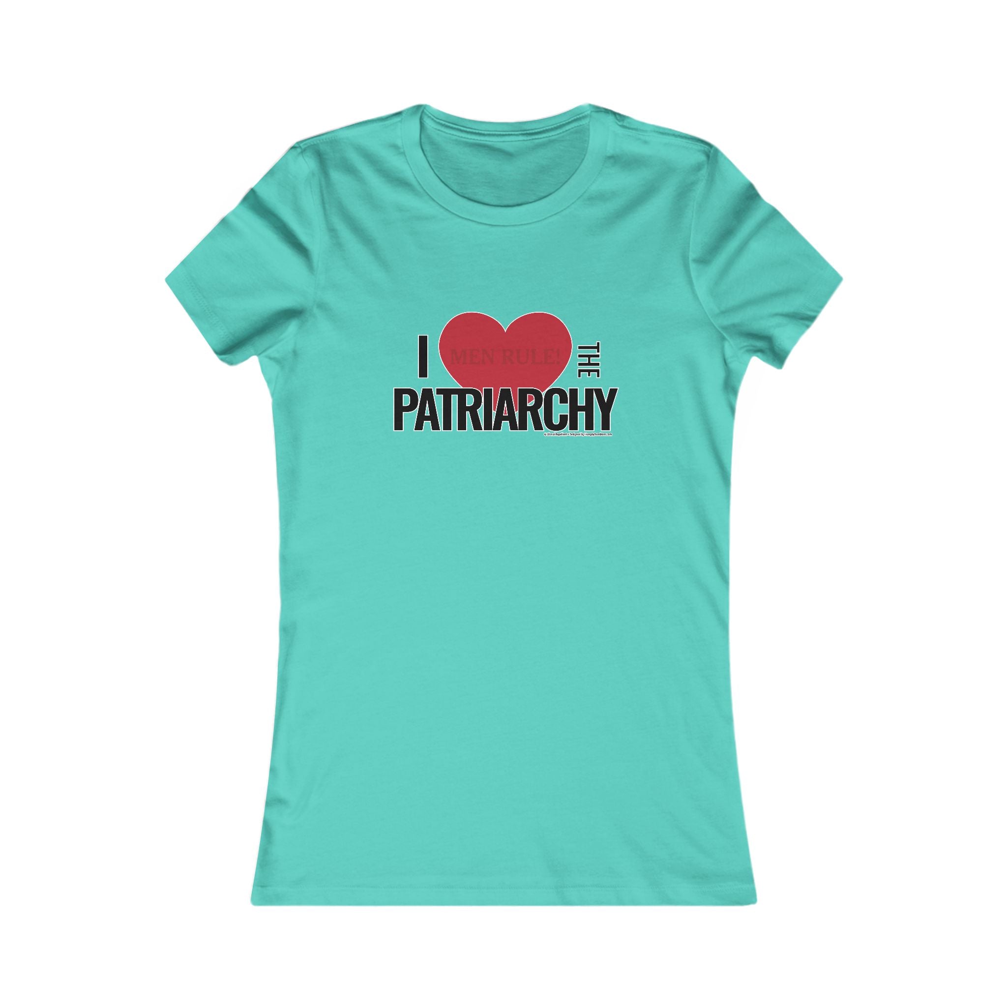 I Love the Patriarchy - Ladies Soft Cotton Cap Sleeve T-Shirt