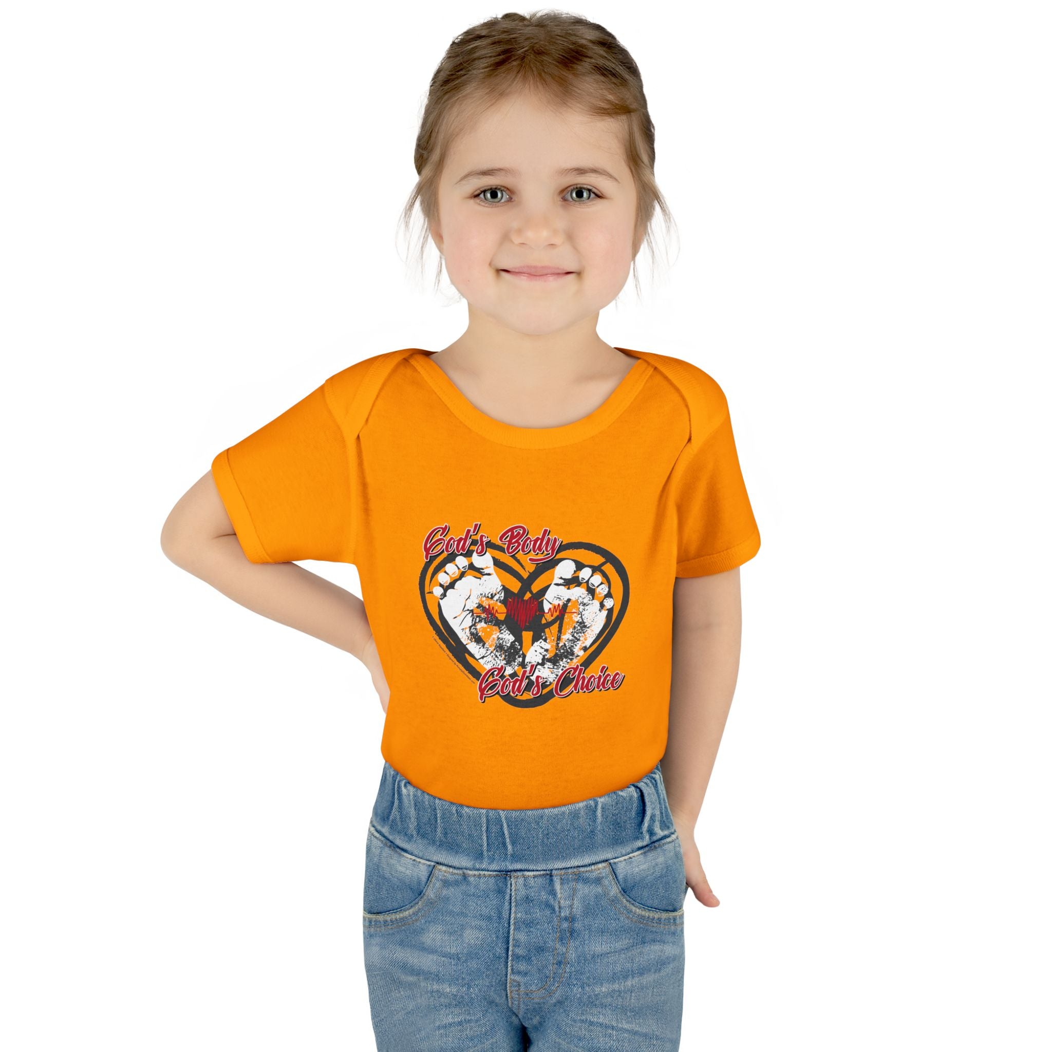 God's Body, God's Choice - Infant Soft Cotton Onsie Bodysuit