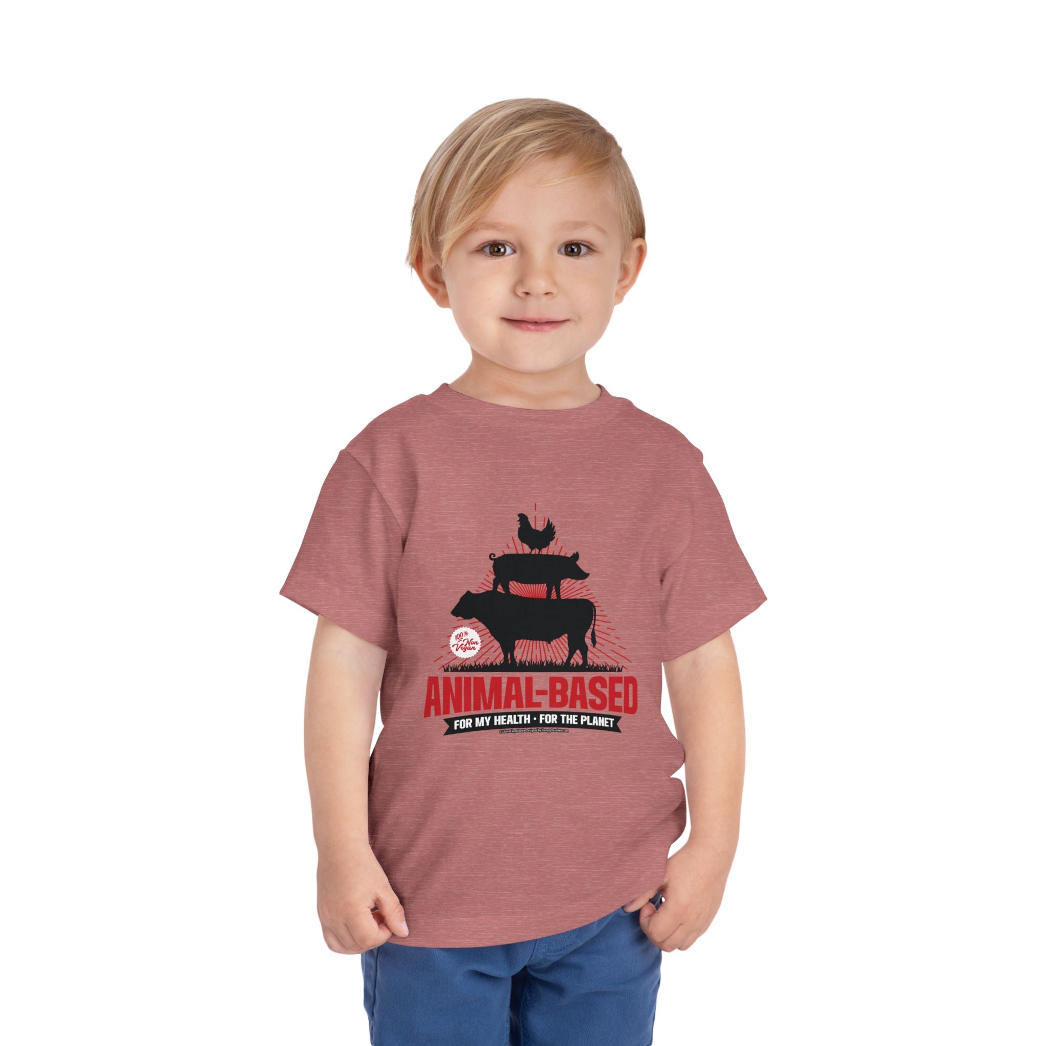 Animal Based - Toddler Soft Cotton Short Sleeve T-Shirt