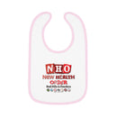 New Health Order - Infant Soft Cotton Bib with Contrast Trim