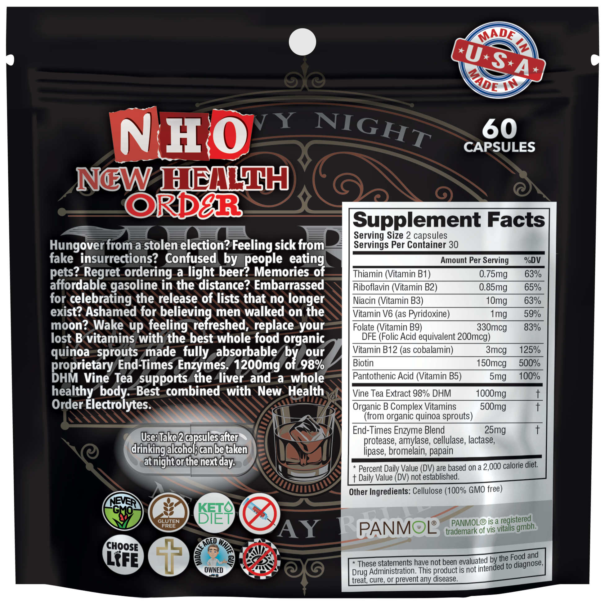 The Real Morning After Pill (supplement for hangovers)