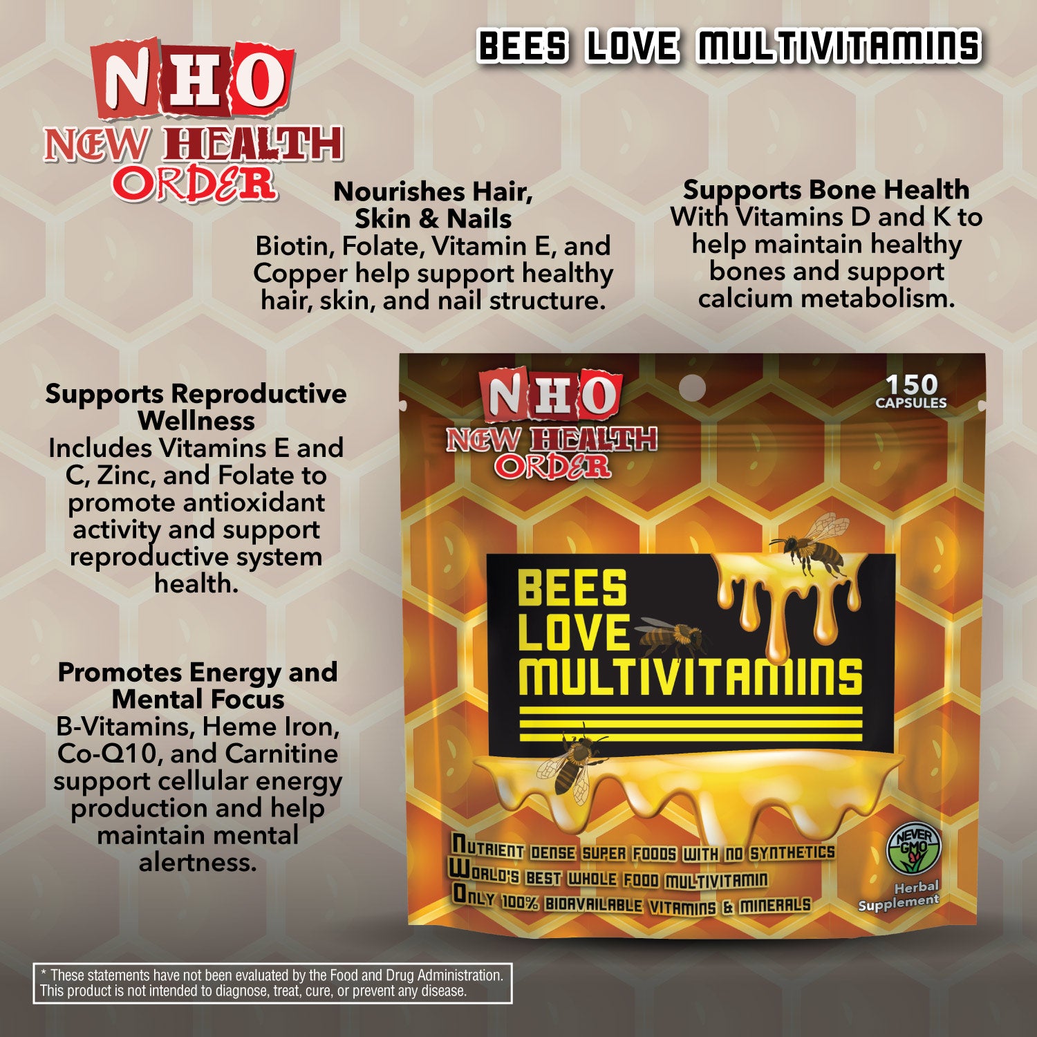 Bees Love Multivitamins