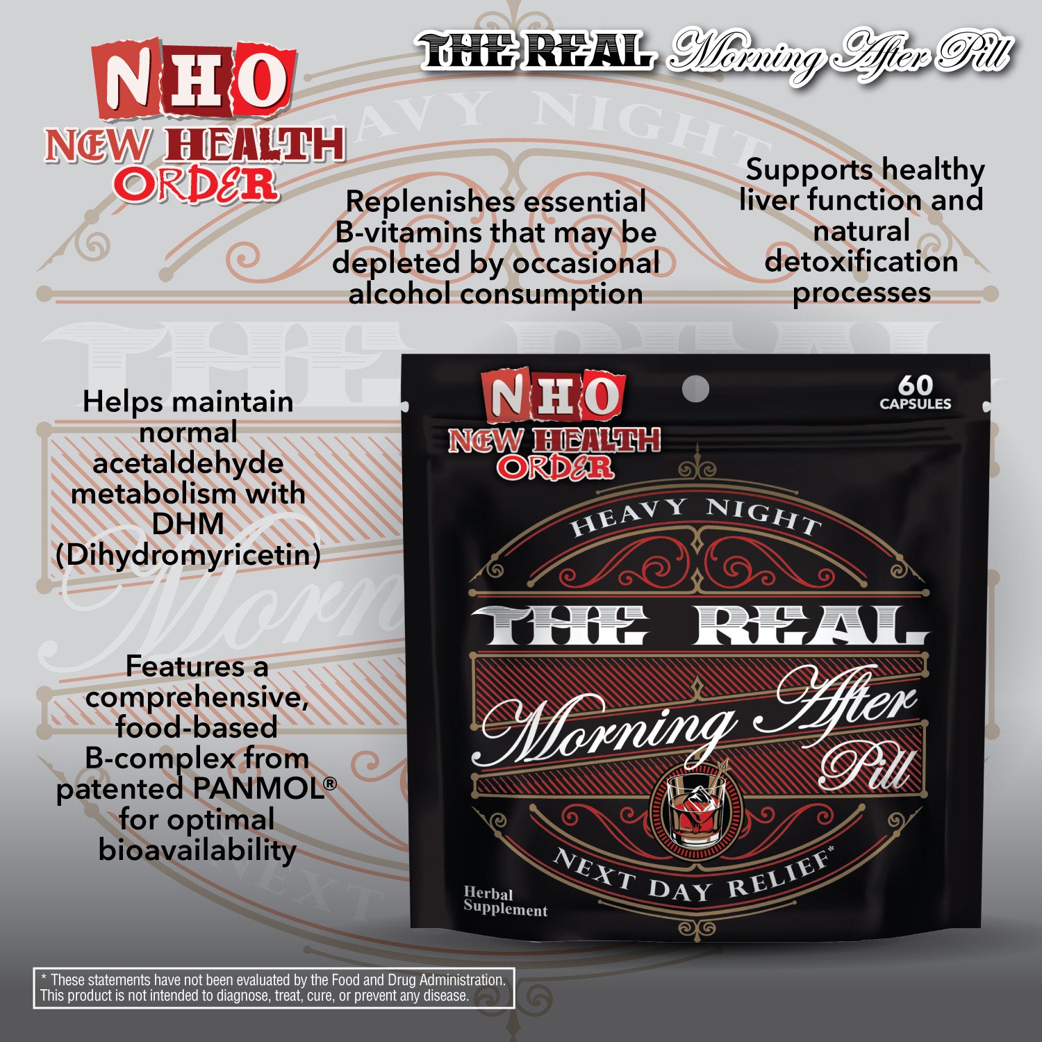 The Real Morning After Pill (supplement for hangovers)